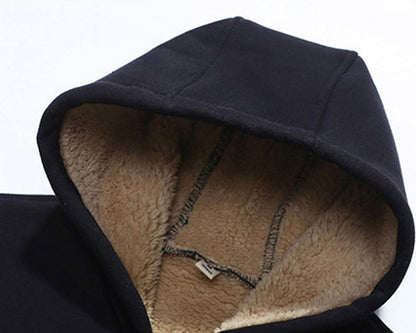 Mens Lightweight Hoodie Slim Fit Zip up Fleece Sherpa Lined Jacket Big Tall Thick Outerwear with Zipper Pockets