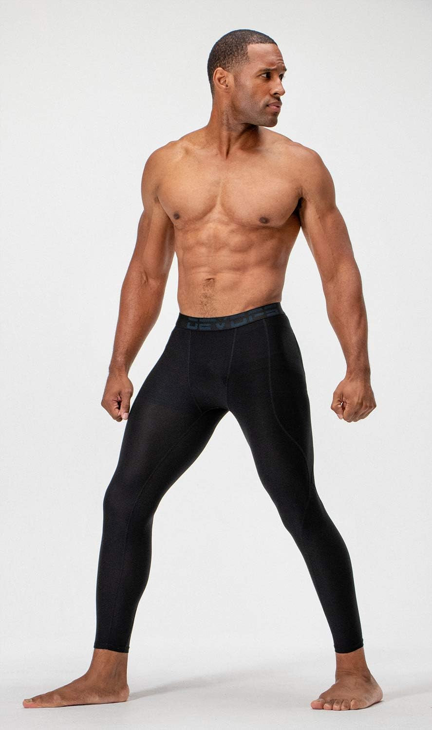 2 Pack Men'S Compression Pants Athletic Leggings with Pocket/Non-Pocket